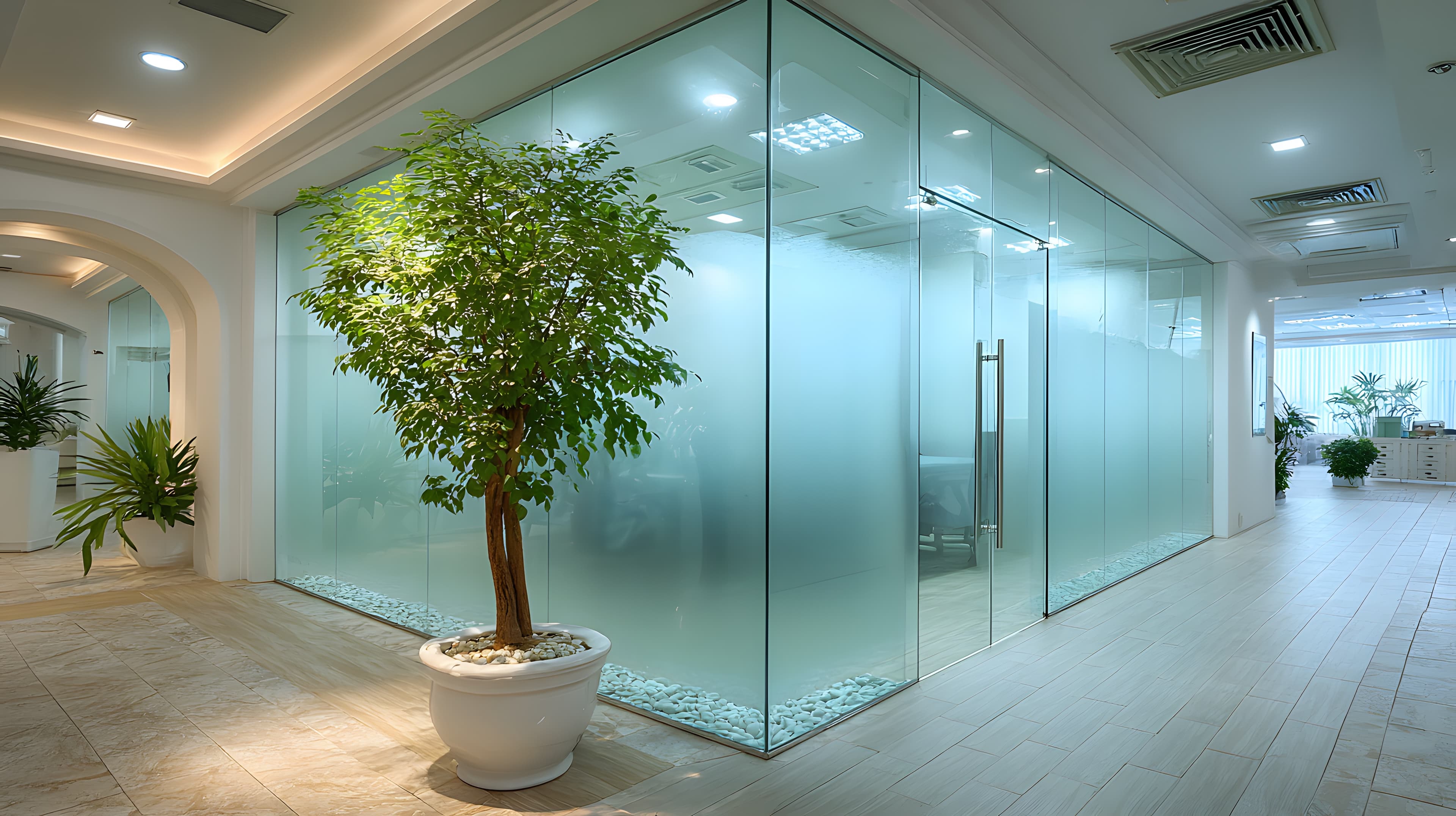 Frosted privacy window film Cornwall