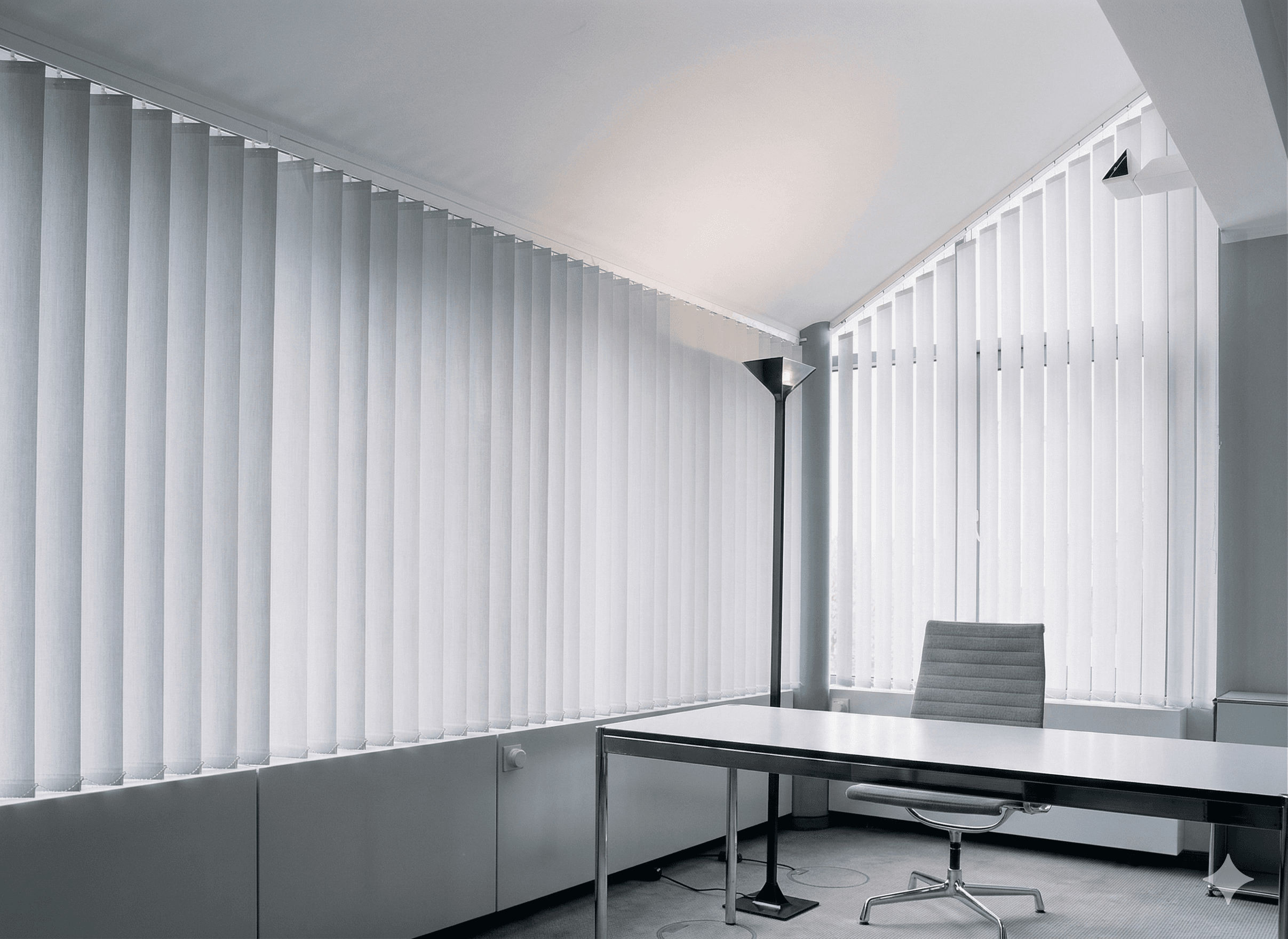 Commercial vertical blinds office Cornwall Devon