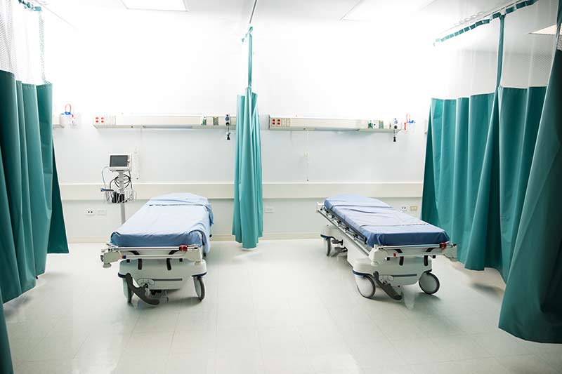 hospital beds