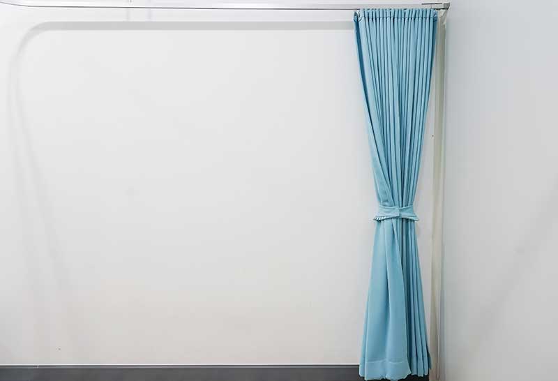 hospital curtain on rail